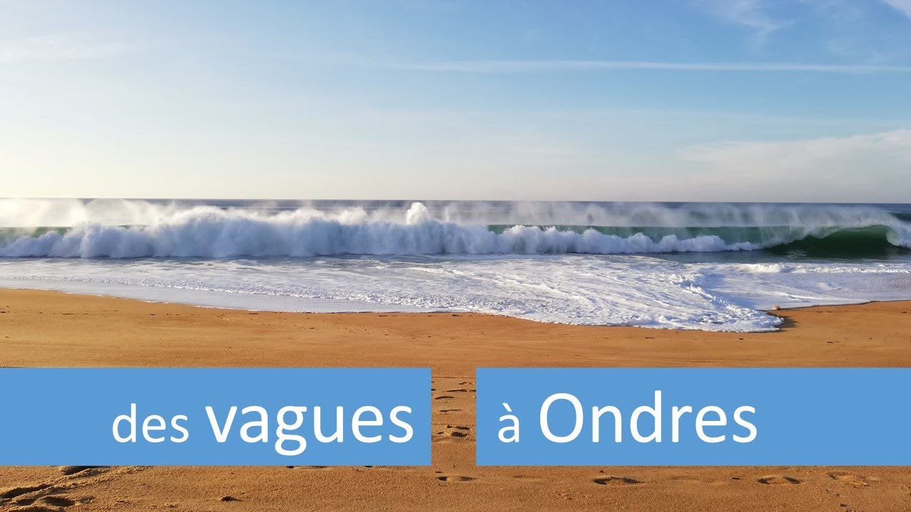 des vagues à Ondres