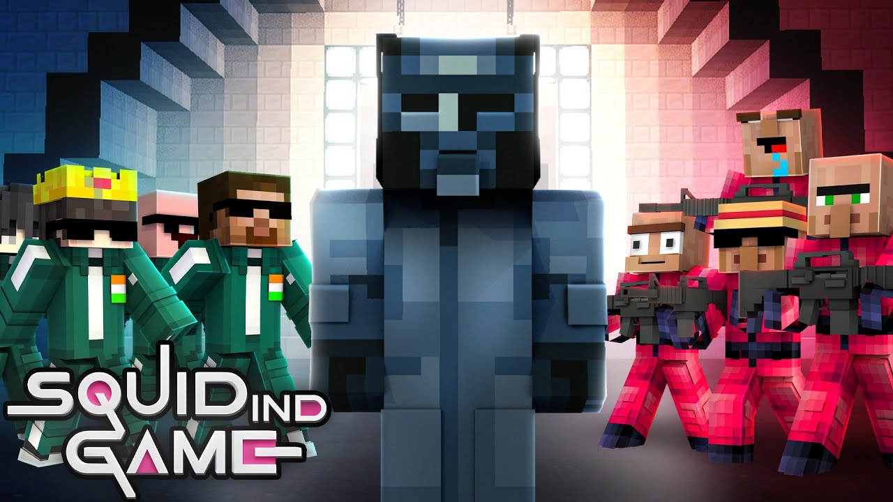 SQUID GAME INDIA IN MINECRAFT!! (VILLAGER EDITION)