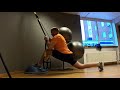 Bosuball Training - Leg - Part 20 - Slide Stretch Lunges on the Bosuball