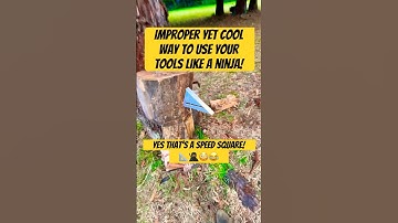 Improper yet cool way to use a tool like a Ninja! 😳 #shorts #skills #humor #fyp #tools #ninja #yt