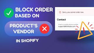 Block Checkout Based on Product Vendor in Shopify | Cart Lock | KlinKode