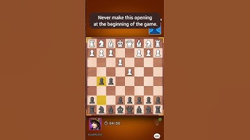 The Fastest Checkmate: A Foolish Blunder! #chess