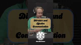 Directors set the standard for communication on any #filmset