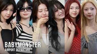 베이비몬스터, 김포공항 출국 | BABYMONSTER Airport Departure