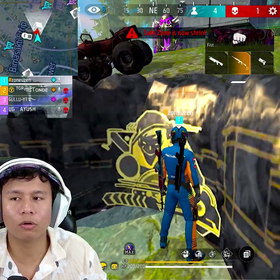 When Top 1 Grandmaster Pushers Die in Game ? #shorts #freefire #tondegamer