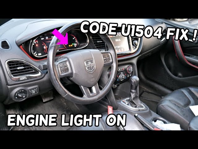 Code U1504 Engine Light On Fix Dodge