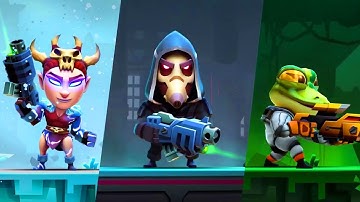 Best Platformer Shooter Game Mobile Autogun Heroes: Run and Gun Android ios Gameplay