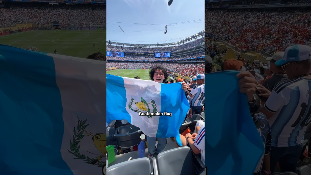 Representing my country at the World Cup Final! 🇬🇹 #YouTubePartner