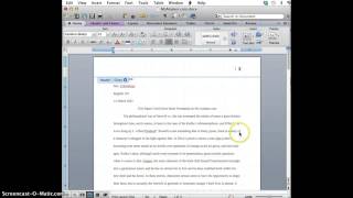 Style Your Header in MLA Format in 60 Seconds