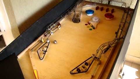 Pinball DIY with Arduino , Homemade , Caseiro , Casero (Ball return)