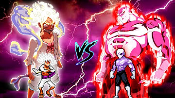 Luffy Gear 5 V2 OP (New) VS Jiren OP (all form) in Jump Force Mugen