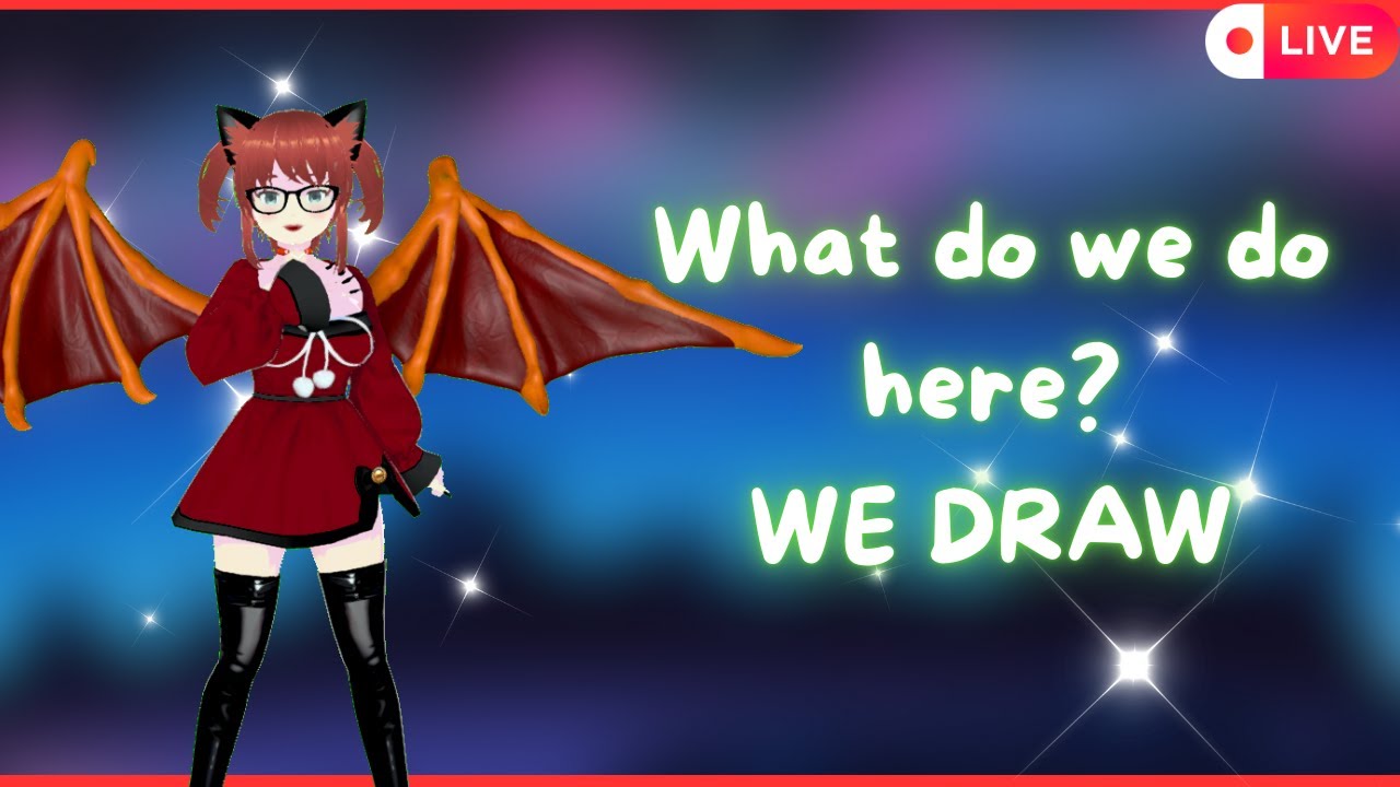 [EN]Vtuber| ~*ART STREAM | AIDAN IN THE SNOW!| *~ | !merch !socials !vtuber