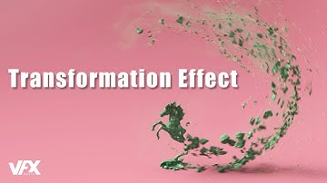 Houdini Transformation Effect | Debris, Particles & Object Morph Sim ( Hip File )