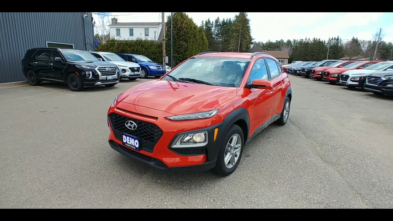 2020 Hyundai Kona Essential Tangerine FWD Stk 20122 Hyundai