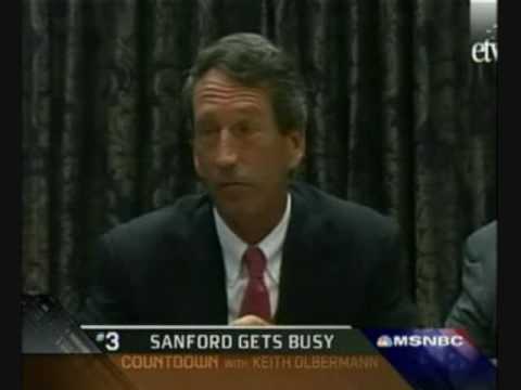 Countdown with Keith Olbermann-Gov. Mark Sanford and his many lies 6-26-09 (Part 3 of 4)