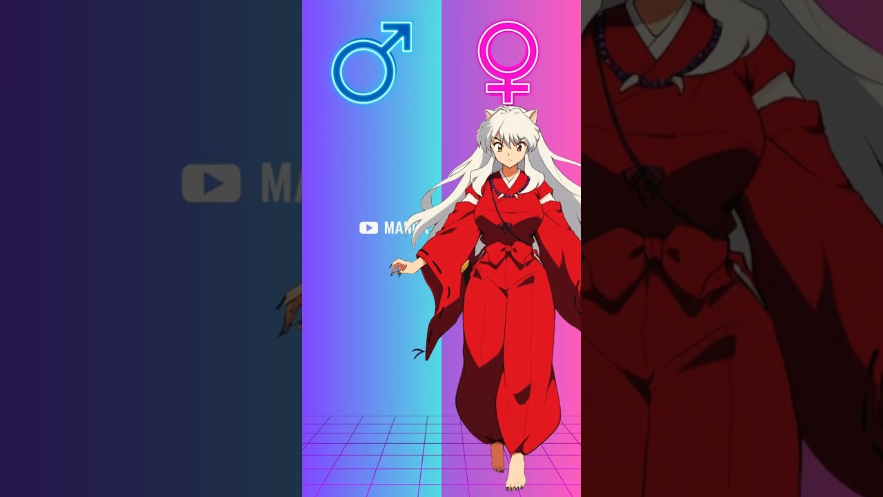 Gender Swap ♂️💫♀️ #ftm #mtf #tgtf #genderbender #anime #genderswap #inuyasha  #animeedit #amv