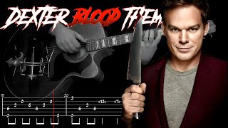 DEXTER BLOOD THEME 🩸 Scary Guitar Version That Makes Your Skin Crawl 🥶 Playthrough ❌ Tabs