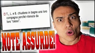 LE NOTE SCOLASTICHE PIU' ASSURDE DEL MONDO! | Awed™