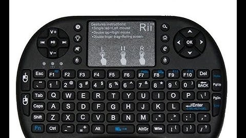 Gearbest Rii Mini i8+ Wireless Keyboard Review