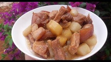 THỊT KHO CỦ CẢI thơm ngon dễ nấu