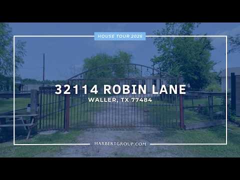 32114 Robin Lane, Waller, TX home video tour