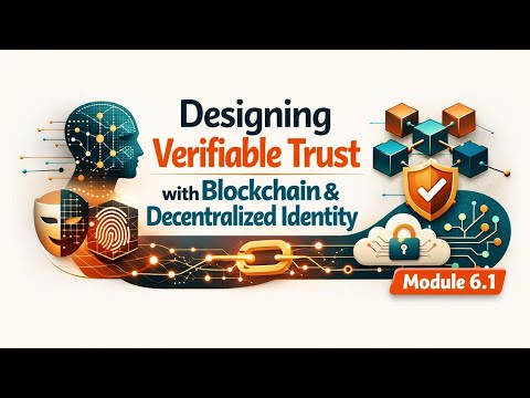 Designing Verifiable Trust with Blockchain & Decentralized Identity | Module 6.1 video thumbnail