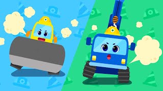 Construction Vehicle Fart Nursery Rhymes, Song And Video For Kids, Lotty Friends
