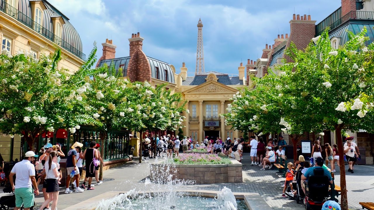 EPCOT World Showcase France Pavilion 2026 Tour & Walkthrough in 4K