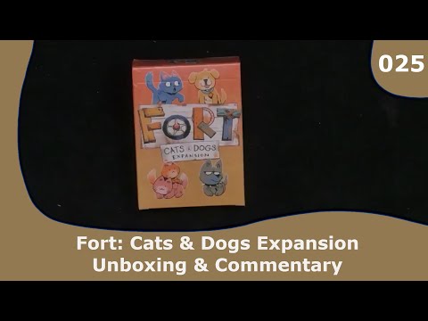 Unboxing, Sleeving and Storage Solution for Fort: Cats & Dogs