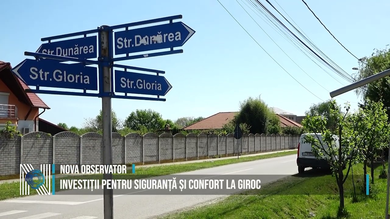 Investiții pentru siguranță și confort la Giroc