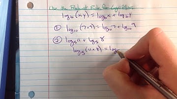 Use the Product Rule for Logarithms