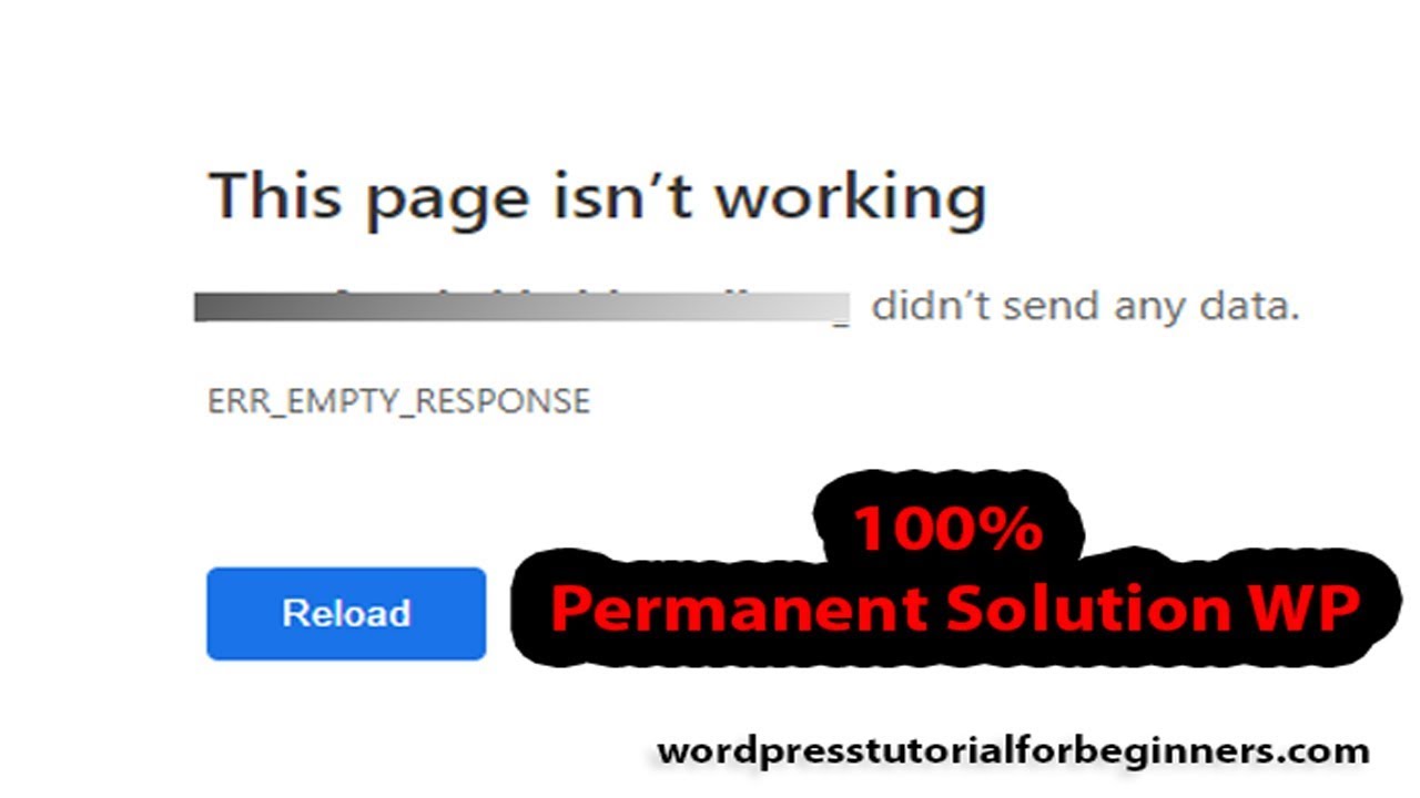 Empty_response -324. Err_blocked_by_response. Response is empty. CPANEL Error err_empty_response. Isn t problem