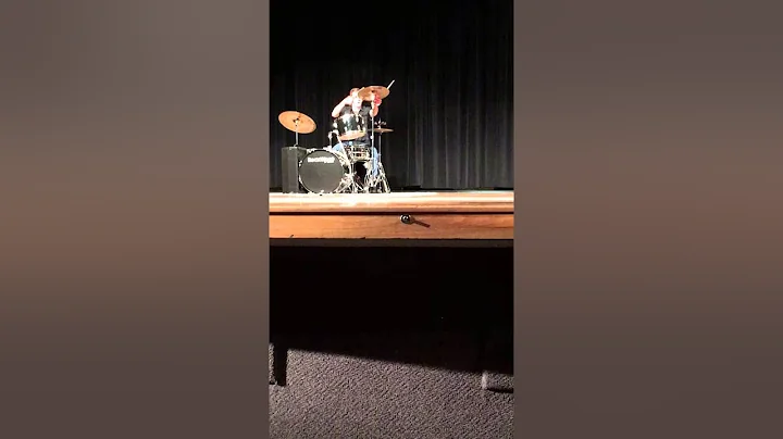 SJHS Talent Show 2016- Drum Solo-Out On The Tiles