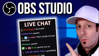 Chat Overlay For Your Live Stream -  OBS Studio (2025)