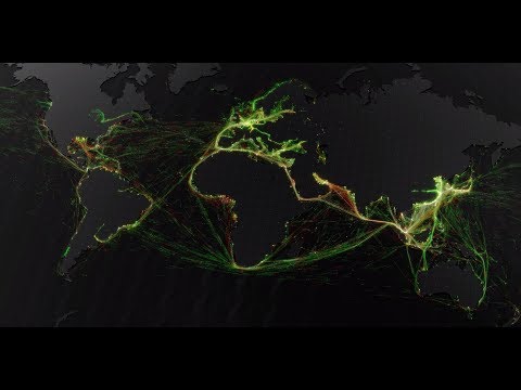 Marine Traffic – A visualisation of global shipping data