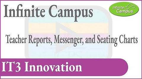 Teacher Video: Reports, Messenger and Seating Charts in Infinite Campus