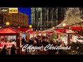 🇩🇪 German Christmas Market 🎄 Köln/Cologne  Christmas Market Walk [4K HDR]