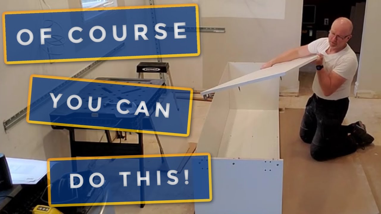 Learn how to assemble the high IKEA kitchen pantry cabinet by yourself