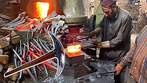 How to Making Pickaxe || Production Of pickaxe in Factory