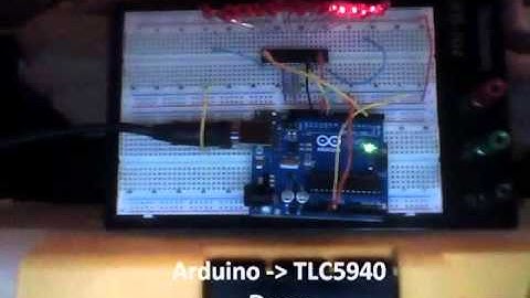 TLC5940 Arduino BasicUse Demo