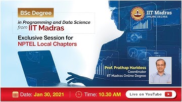 LIVE _ Exclusive Session for NPTEL Local Chapters