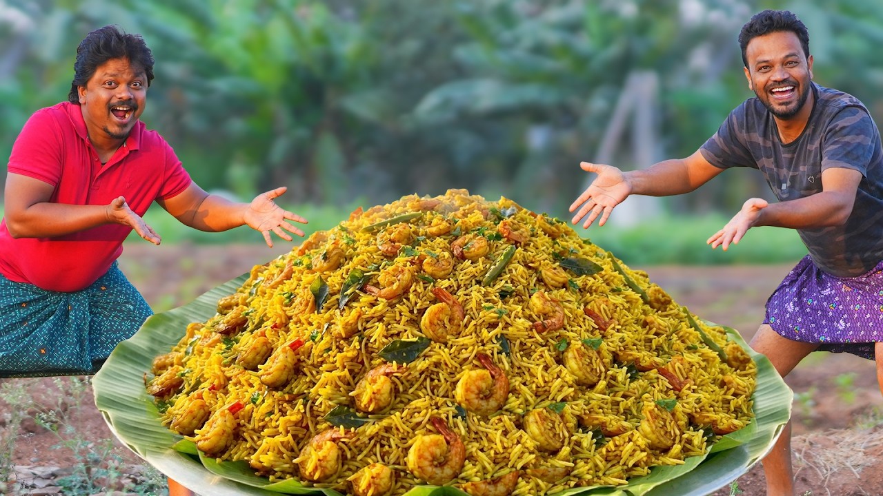 Prawn Kuska Recipe | Shrimp Kuska Rice | How to make KUSKA | Grandpa Kitchen