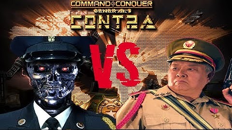 C&C Generals Contra 009 Final Challenge: Cybernetic General vs Infantry General [Hard] #2