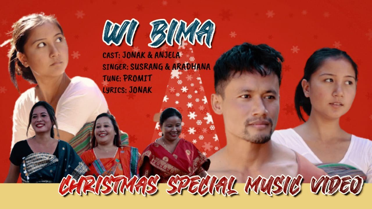 New Christmas video  Bodo official video  Wi Bima wi Bima   2023  Jonak ft Angela