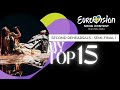 Eurovision 2024 | My Top 15 | Semi-Final 1 - Second Rehearsal