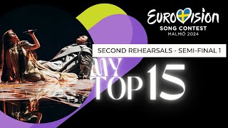 Eurovision 2024 | My Top 15 | Semi-Final 1 - Second Rehearsal