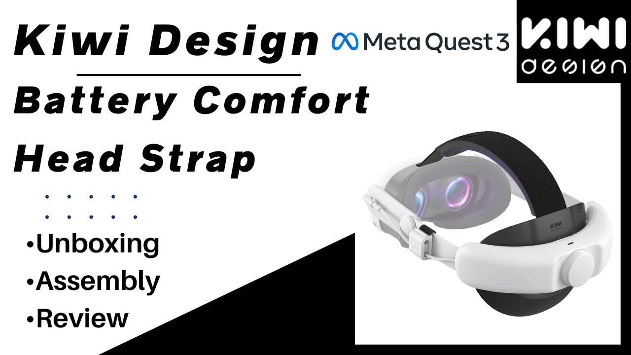 Unboxing the Quest 3 Kiwi Design Comfort Battery Head Strap and VR Con