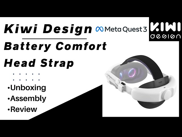 Kiwi Design Battery Head Strap for the Meta Quest 3 - Unboxing