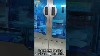Metal Can Flanging & Sealing Machine For Mixed Grain Tin Cans #manufacturer #factory