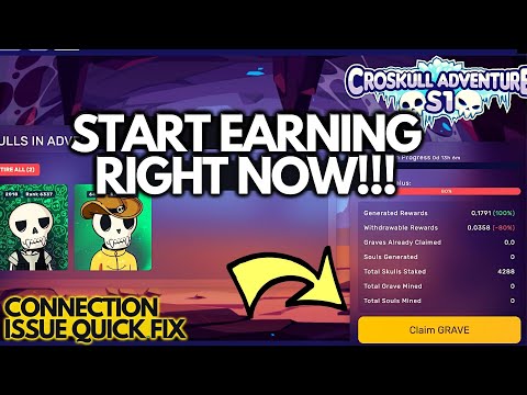 CroSkulls Staking is live! Connection Issue Fix ?